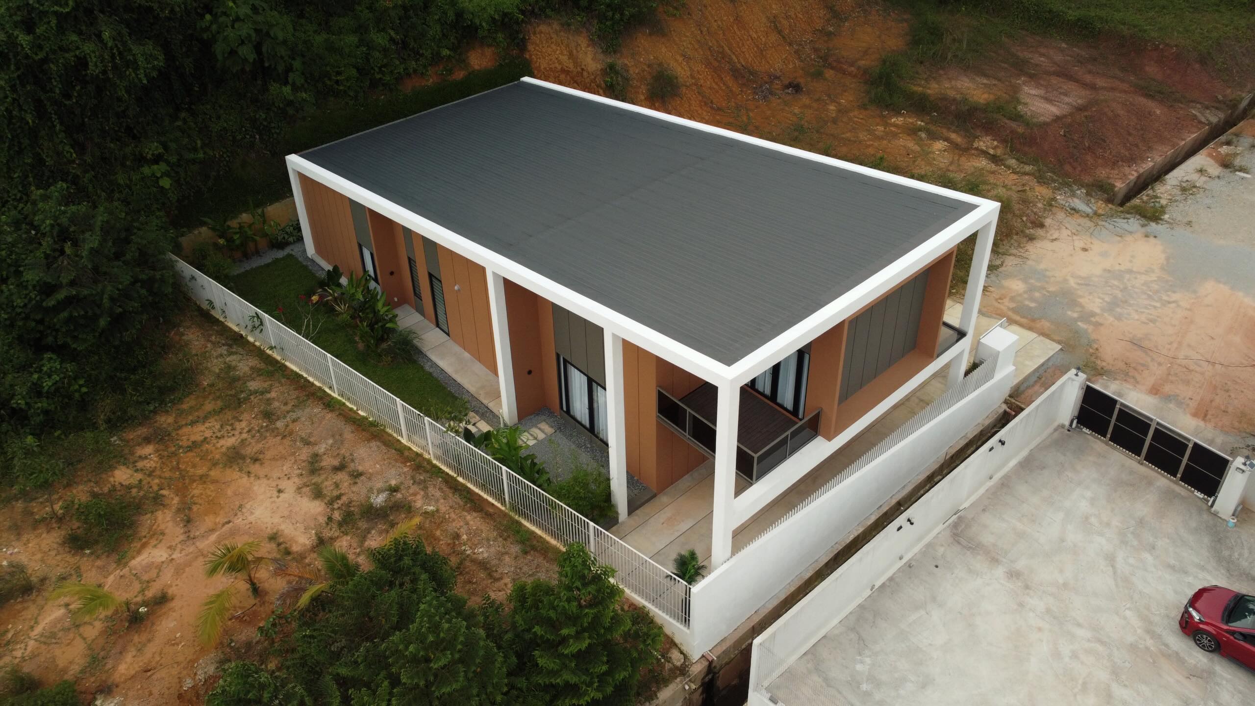 The Leaning Loft - Aerial View